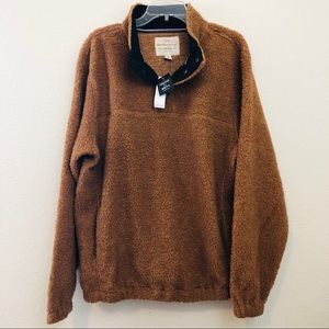 Weatherproof Vintage fleece pullover w/ pocket